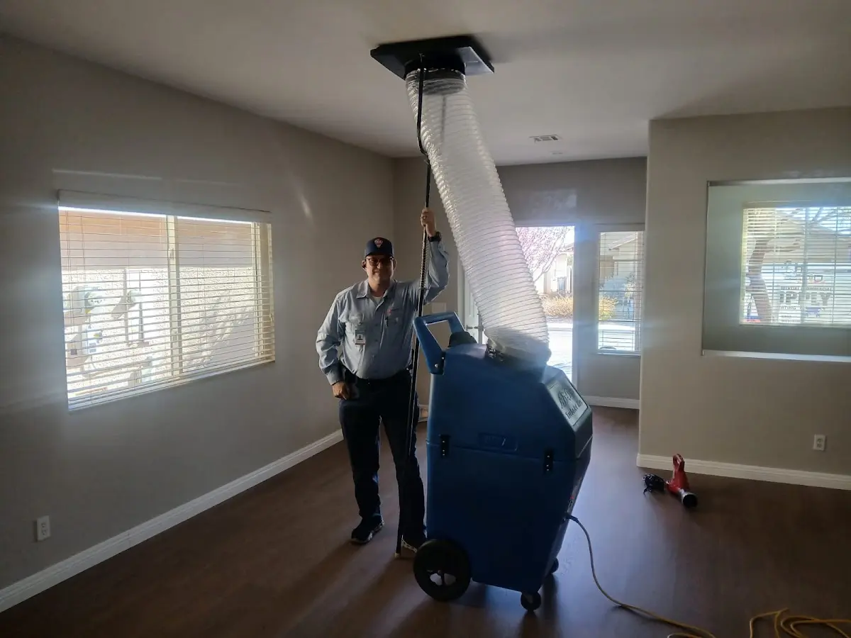 Professional Dryer Vent Cleaning work inside a Wilna home
